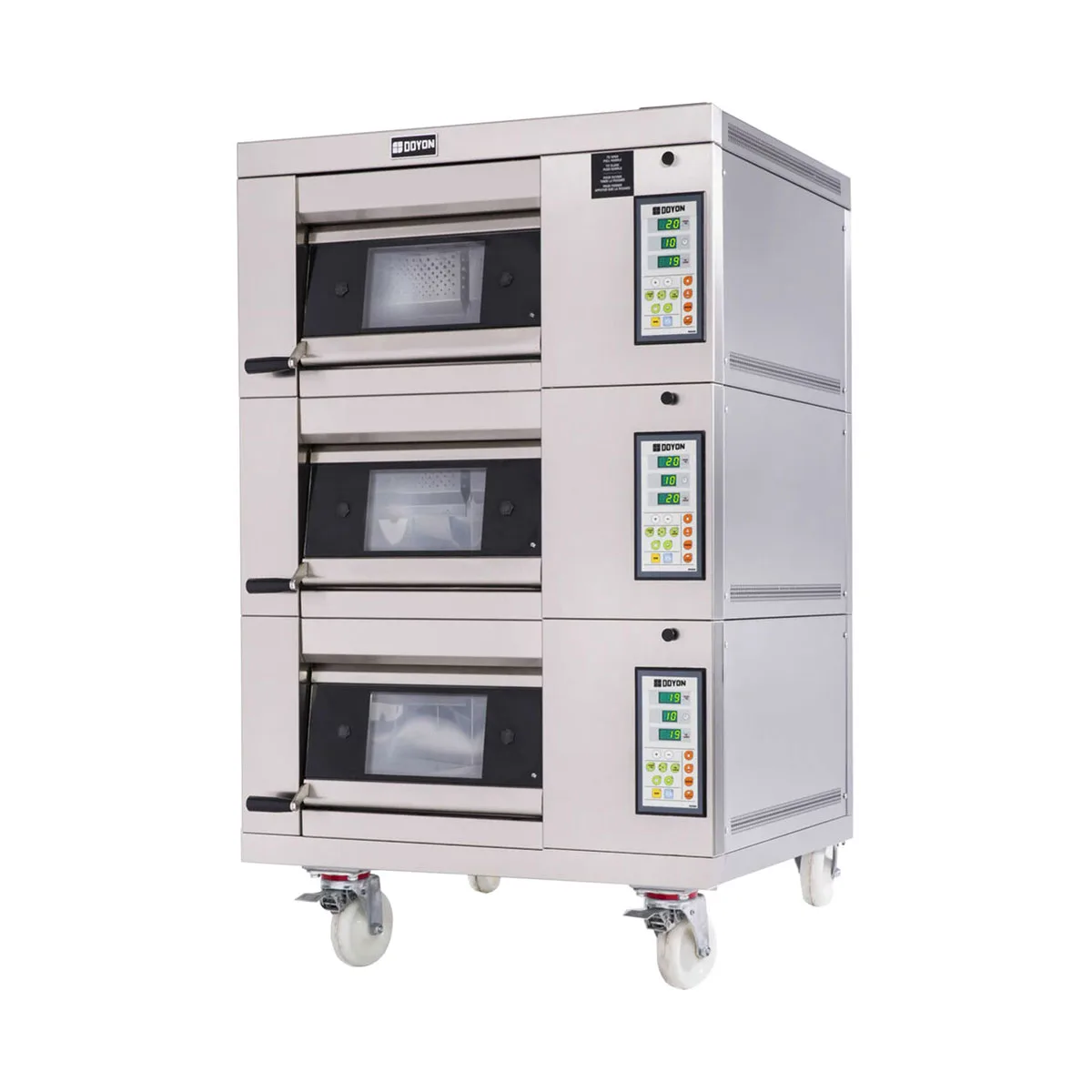 Doyon 1T3 35" Electric Artisan Stone Triple-Deck Oven w/ Stone Heart Deck, 3-Pan Capacity