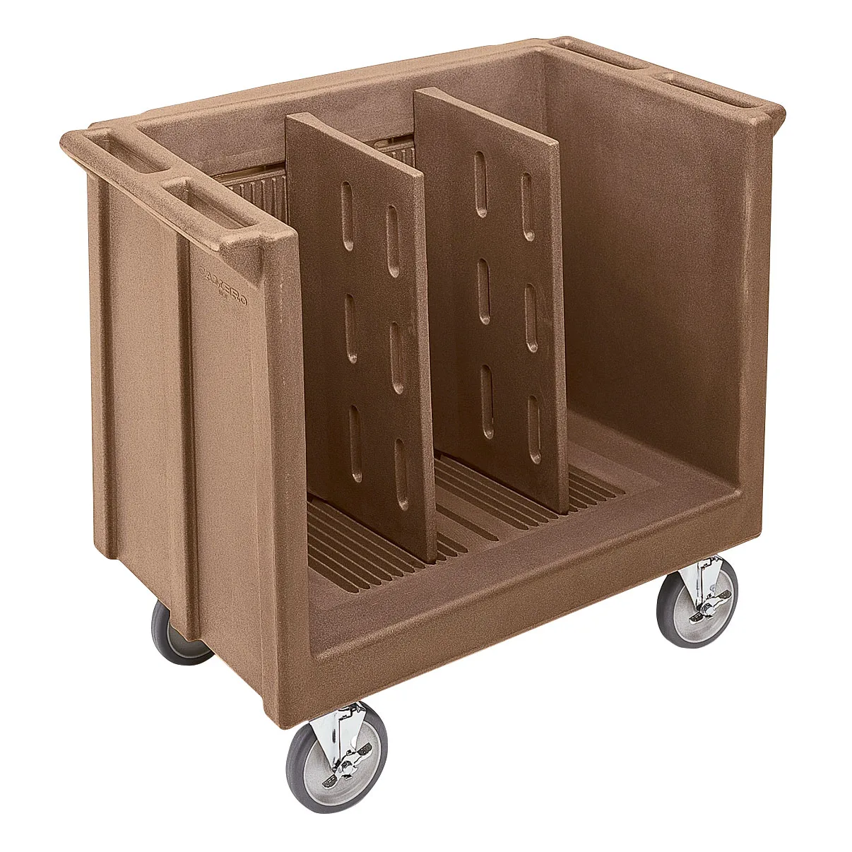 Cambro TDC30157 Adjustable Dish Cart, 23.25"W x 38.875"L, 500 lbs, Polyethylene, Granite Green