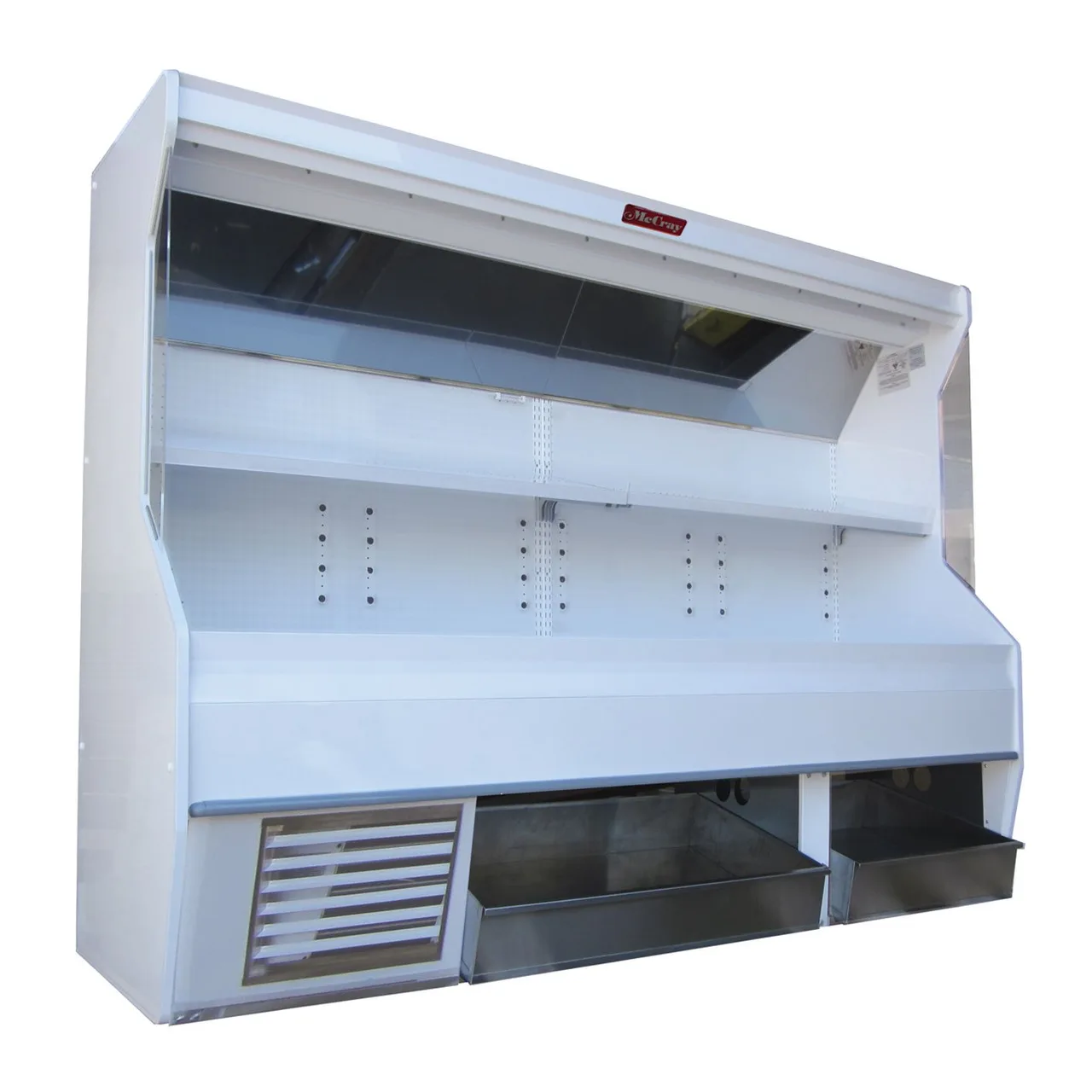 Howard-McCray R-P32E-10S-LED-BINS 122" Remote Refrigerated Produce Display Case, White