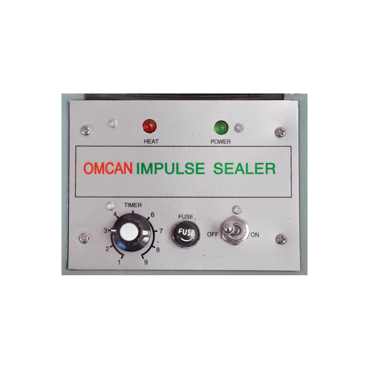 Omcan USA 14432 Impulse Bag Sealer, Automatic 14" Seal Bar, 2mm Seal Width, Foot Operated, 110V