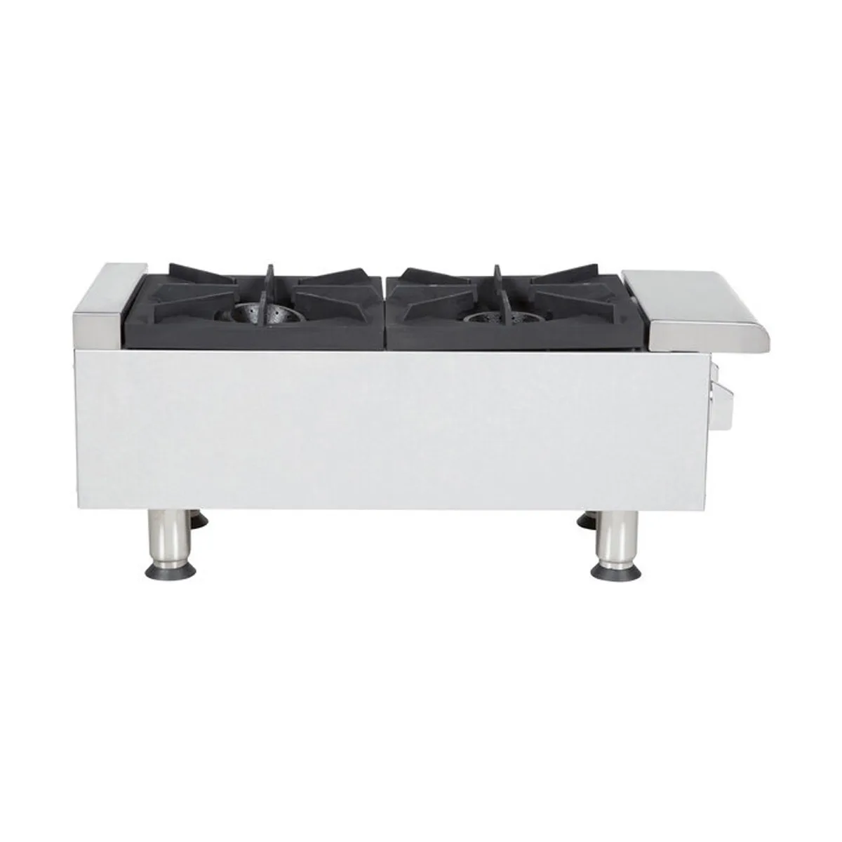 APW Wyott GHP-2S 12" Countertop Gas Hotplate with (2) Burners, Manual Controls, 44.000 BTU