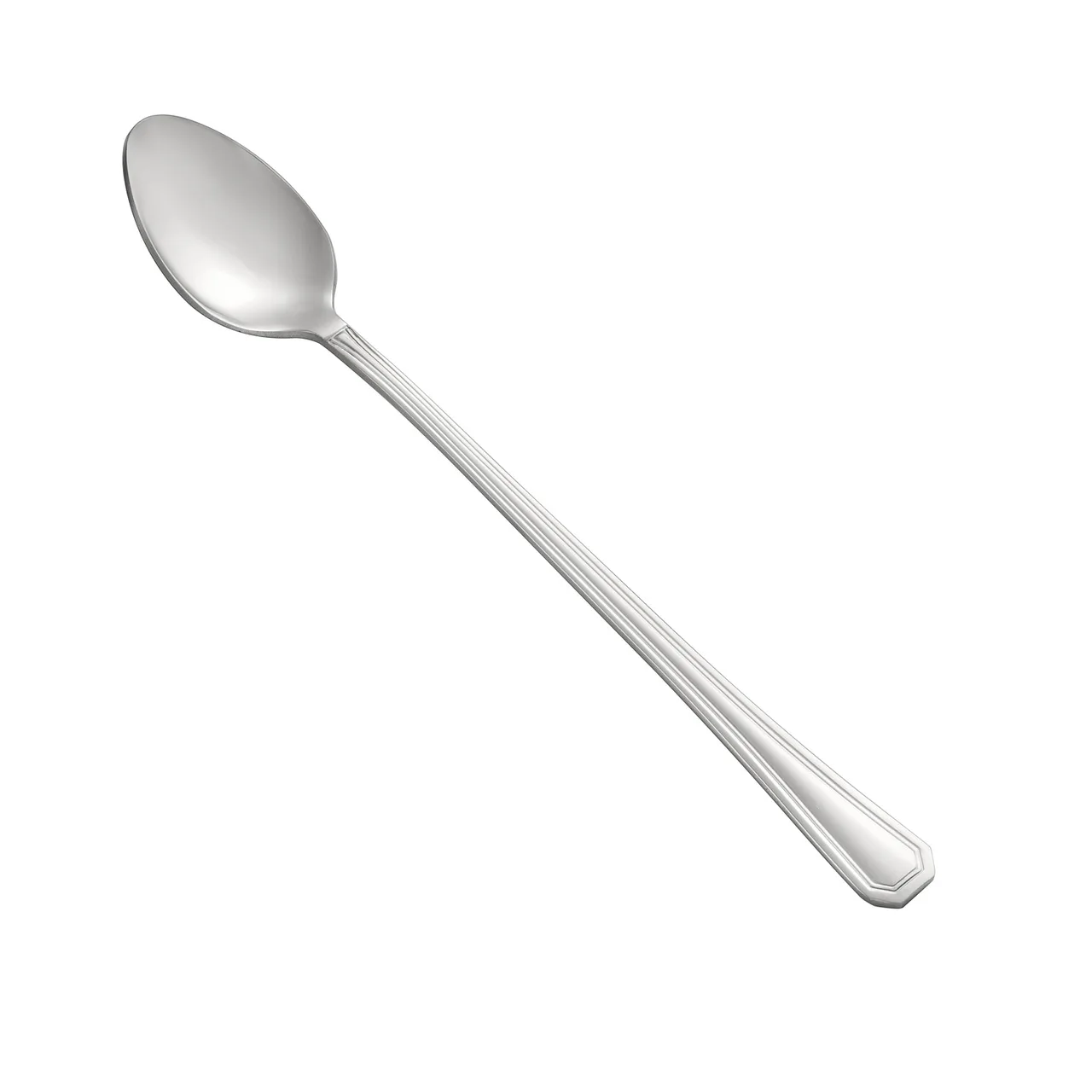 CAC China 8006-02 Lux Iced Tea Spoon, 7½" Length, Extra Heavy Weight, 18/8 Stainless Steel - 1 Dozen