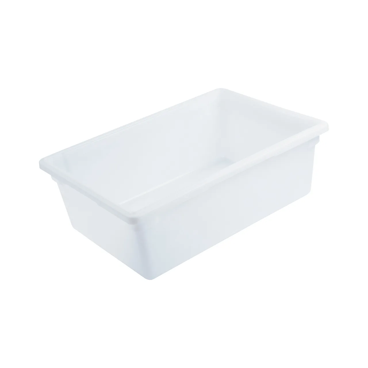 CAC China FS4F-9W Food Storage Box, 13 Gallon, 26"L x 18"W x 9"H, Polypropylene, White, BPA Free