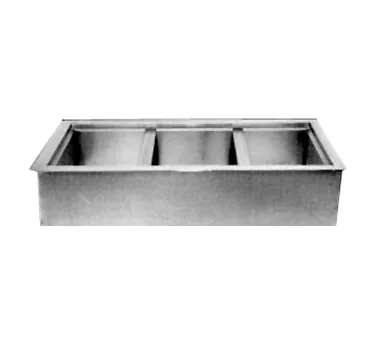 Wells ICP-400 Cold Food Unit, Drop-In, Iced Cold Pan (Non-Refrigerated)