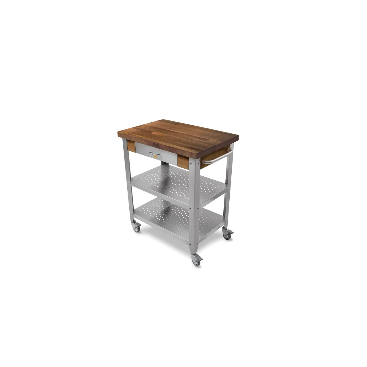 John Boos WAL-CUCE30 Cucina Elegante Cart, 30"W X 20"D X 35"H Overall Size