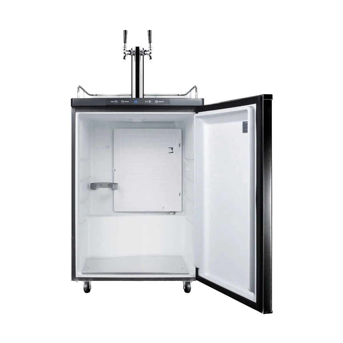 Summit SBC635MTWIN 24" 1 Tower Draft Beer Cooler Dispenser, 5.6 cu. ft.