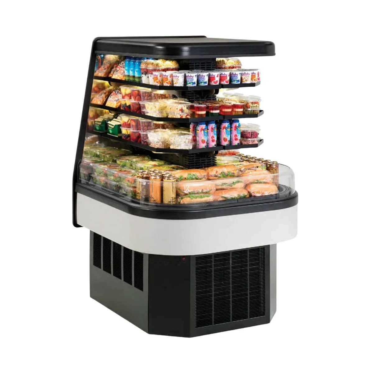 Federal Industries ECSS40SC 40" Refrigerated Self-Serve End Cap Display Case, 3 Shelves, 17.6 cu. ft.