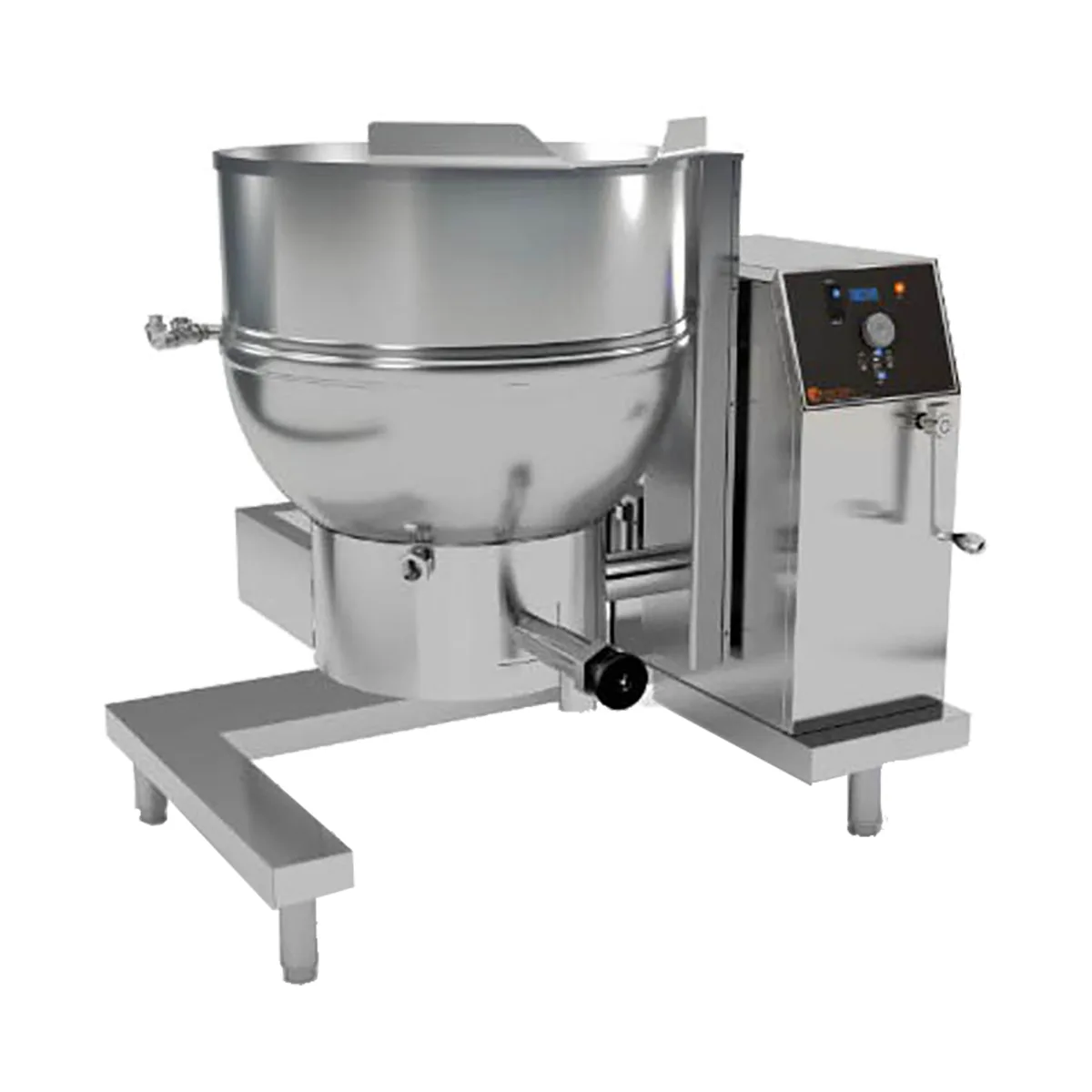 Groen DEE/4-40C 40 Gallon Floor Tilting 2/3 Steam Jacketed Electric Kettle, Classic Controls