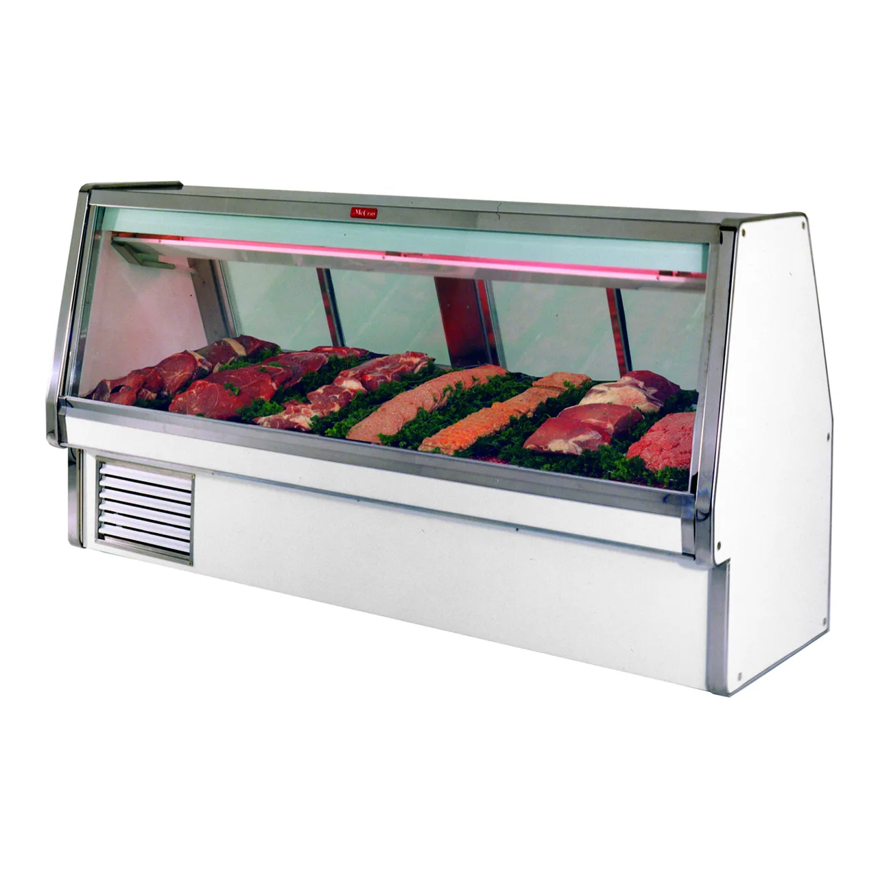 Howard-McCray SC-CMS34E-6-S-LED 77" Double Duty Flat Refrigerated Meat Display Case