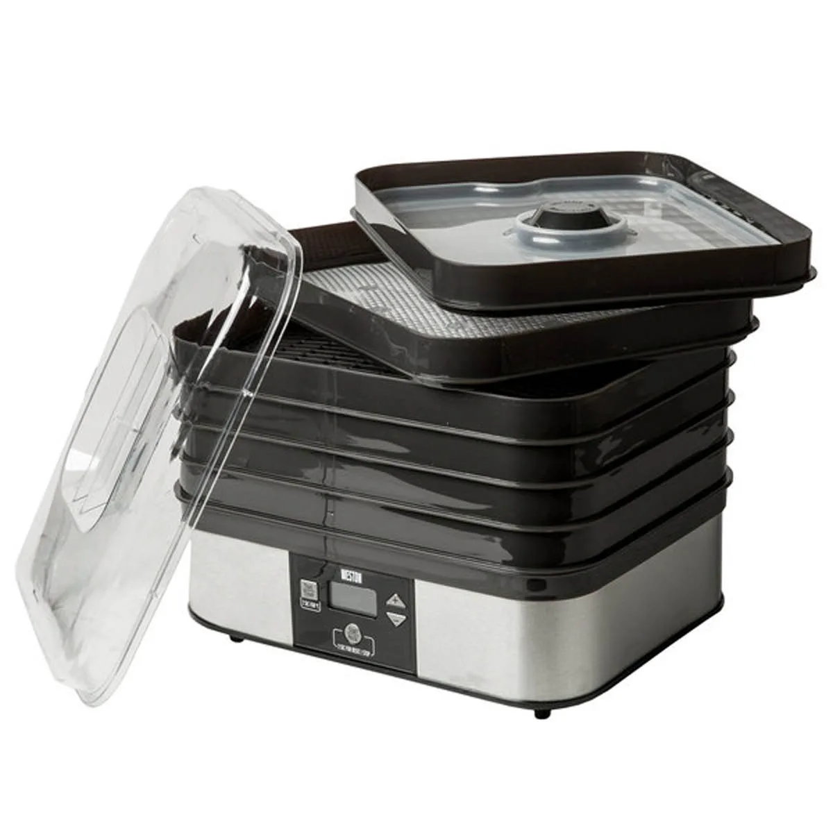 Hamilton Beach 75-0401-W Weston Digital Dehydrator, Single Zone, 6 Trays, 500W, 120V
