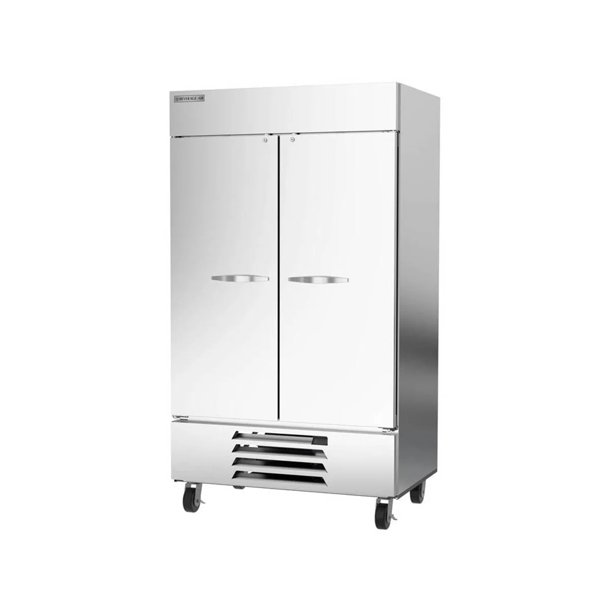 Beverage Air HBF44HC-1 47" 2-Solid Door Reach-In Freezer, Bottom Mounted, 44 cu. ft., Stainless Steel