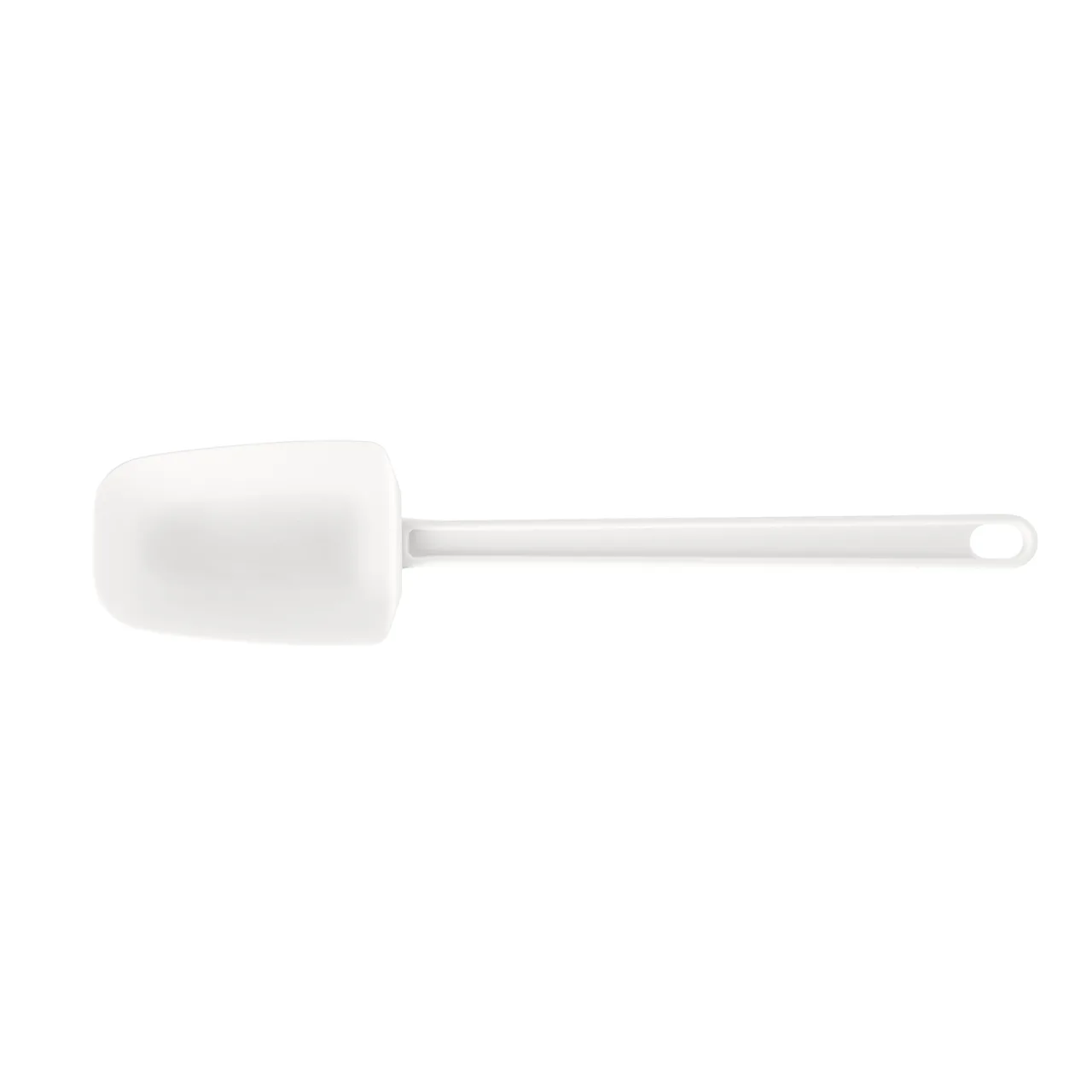 CAC China KUSB-R-14 Commercial Spatula, 14", Rubber Blade, White Handle, BPA Free