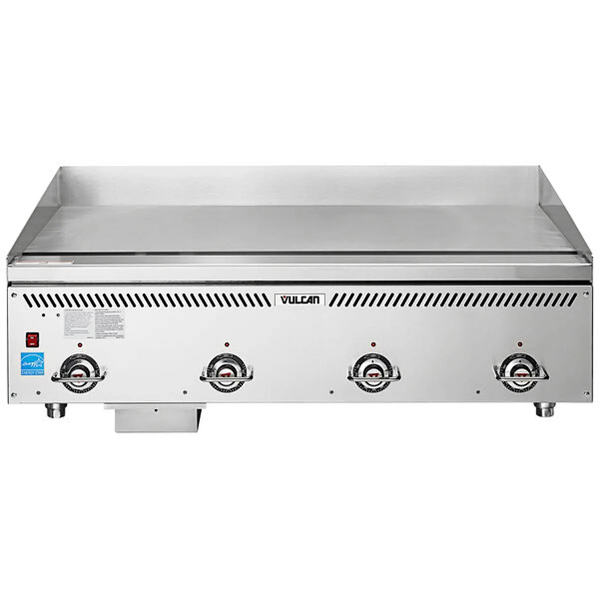 Vulcan VCCG48-AR 48" Countertop Gas Griddle, Atmospheric Burners, 1" Chrome Plate, 120.000 BTU