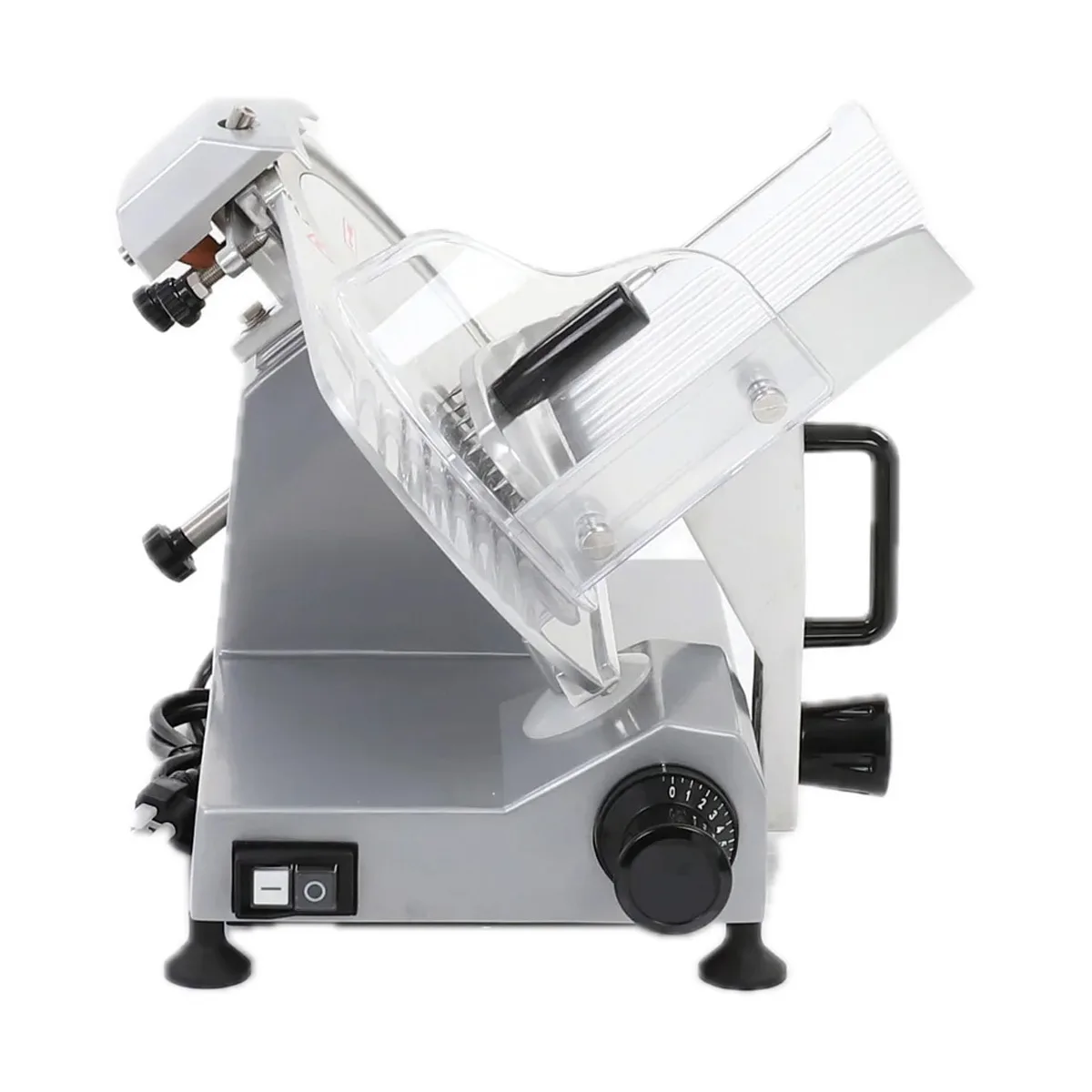 General GSE010 Meat Slicer – 10" Blade, 1/2" Thickness, 1/5 HP, 150W, Belt Drive, Cast Aluminum, Anodized Finish