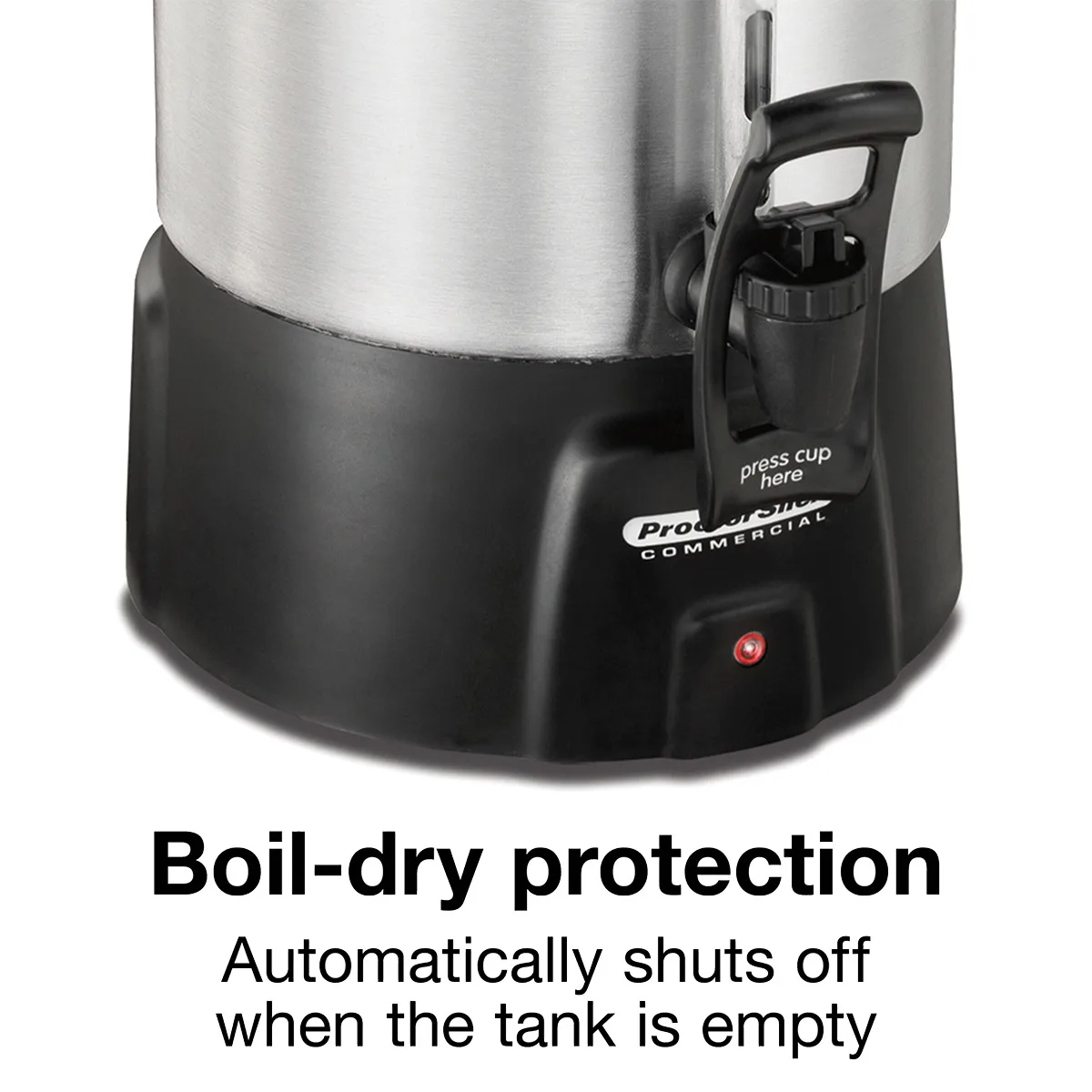 Hamilton Beach 45100R - Proctor-Silex® Coffee Urn,100 Cup Capacity with Dual Heaters / 1.090W - 120V