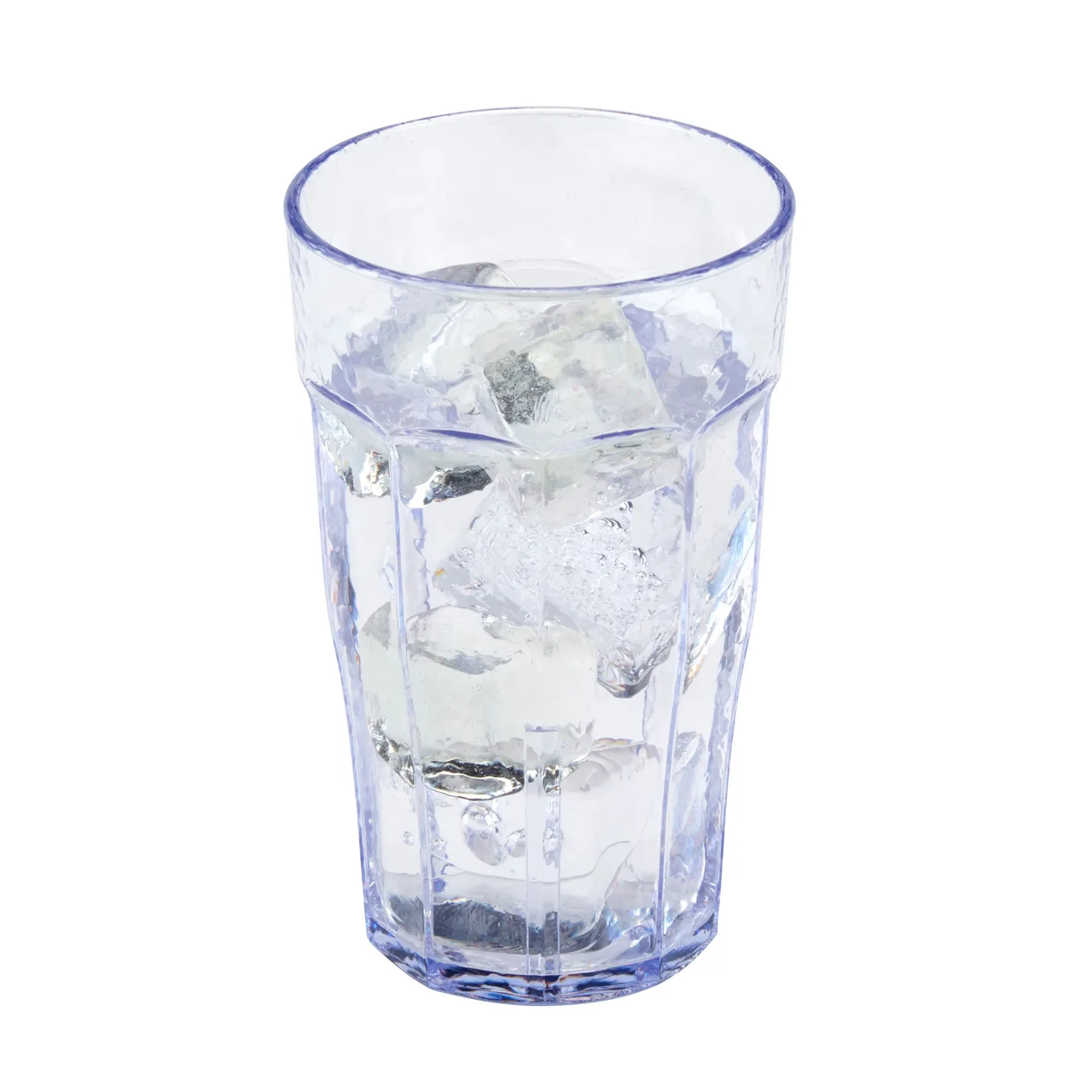 Cambro LT12152 Laguna 12‑oz Tumbler, Clear Textured SAN Plastic, Made in USA