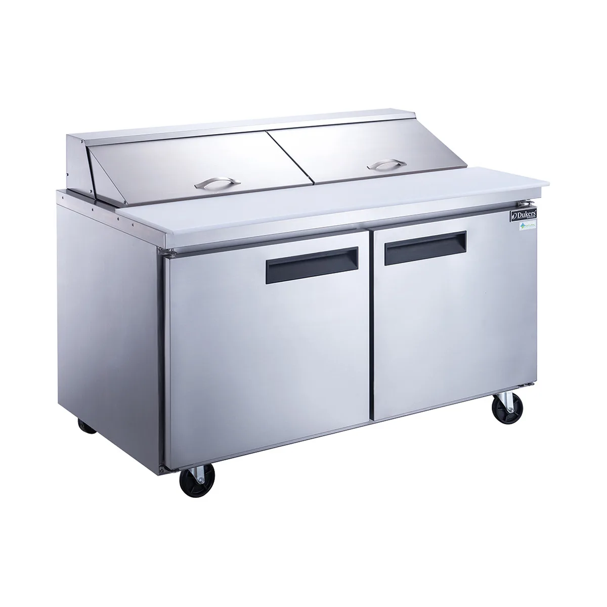 Dukers Appliance Co DSP60-16-S2 60" Sandwich/Salad Prep Table w/ 2 Doors, 16 Pans