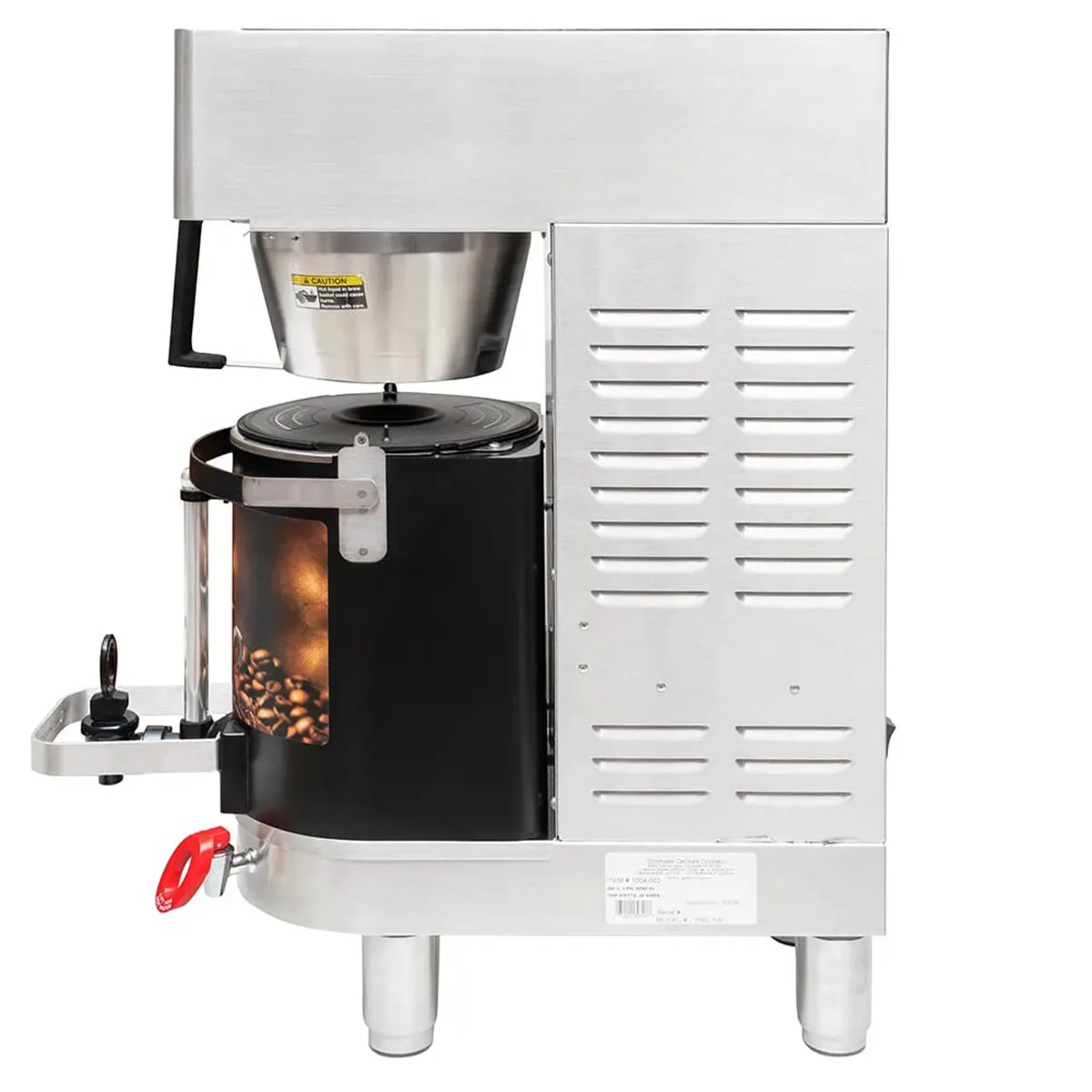 Grindmaster PBC-1W Single Coffee Brewer for Thermal Server For 1.5-Gal Warmer Shuttle