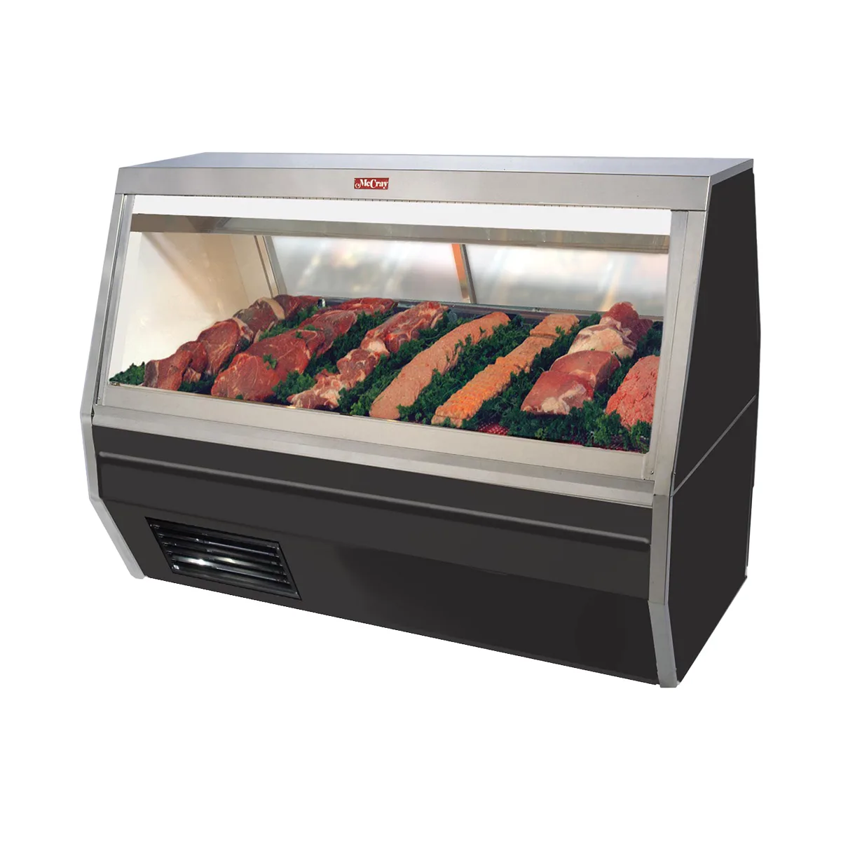 Howard-McCray SC-CMS35-6-BE-LED 71" Double Duty Flat Refrigerated Meat Display Case