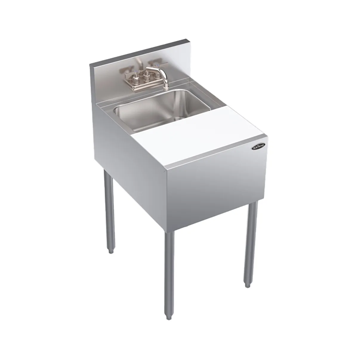 Krowne KR24-MC18 18" Underbar Sink Units, 1 Compartment without Drainboard