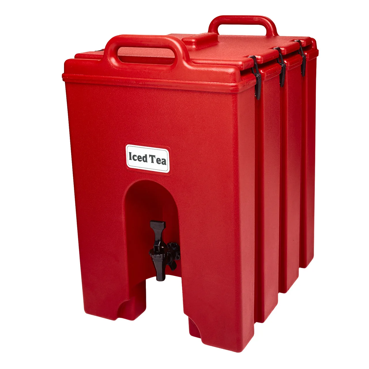 Cambro 1000LCD158 Camtainer 11.75 Gal Hot Red Insulated, 16‑¼" W x 20‑¾" D x 24‑¾" H, NSF