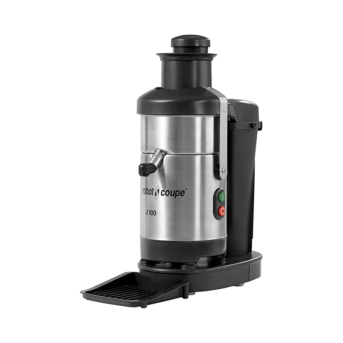 Robot Coupe J100 Table Top Centrifugal Juicer with Continuous Pulp Ejection, Automatic Feed
