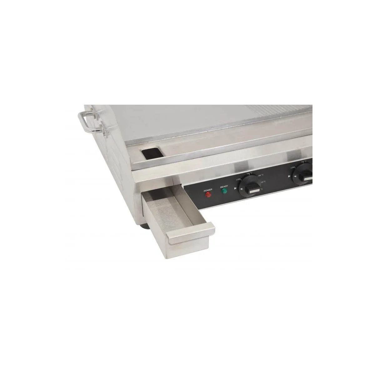 Omcan USA 41373 24" Countertop Electric Griddle with 24" x 16" Surface, Thermostatic Controls, 220v/1ph
