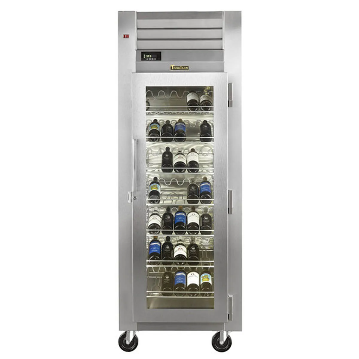 Traulsen RH126W-WR02 30" Glass Door Wine Refrigerator, Single Temperature, 77 Bottles
