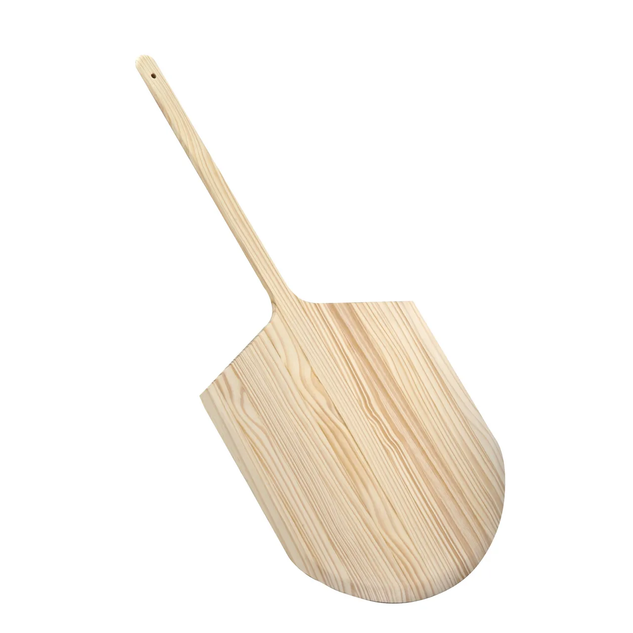 CAC China PPLW-2020D Pizza Peel, 42"W, 20"x20", Wooden Handle, Stainless Steel Blade