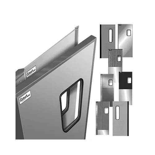Curtron SPCD-30-SS-DBL-5448 Service-Pro® Cafe Series 30 Double Swinging Door