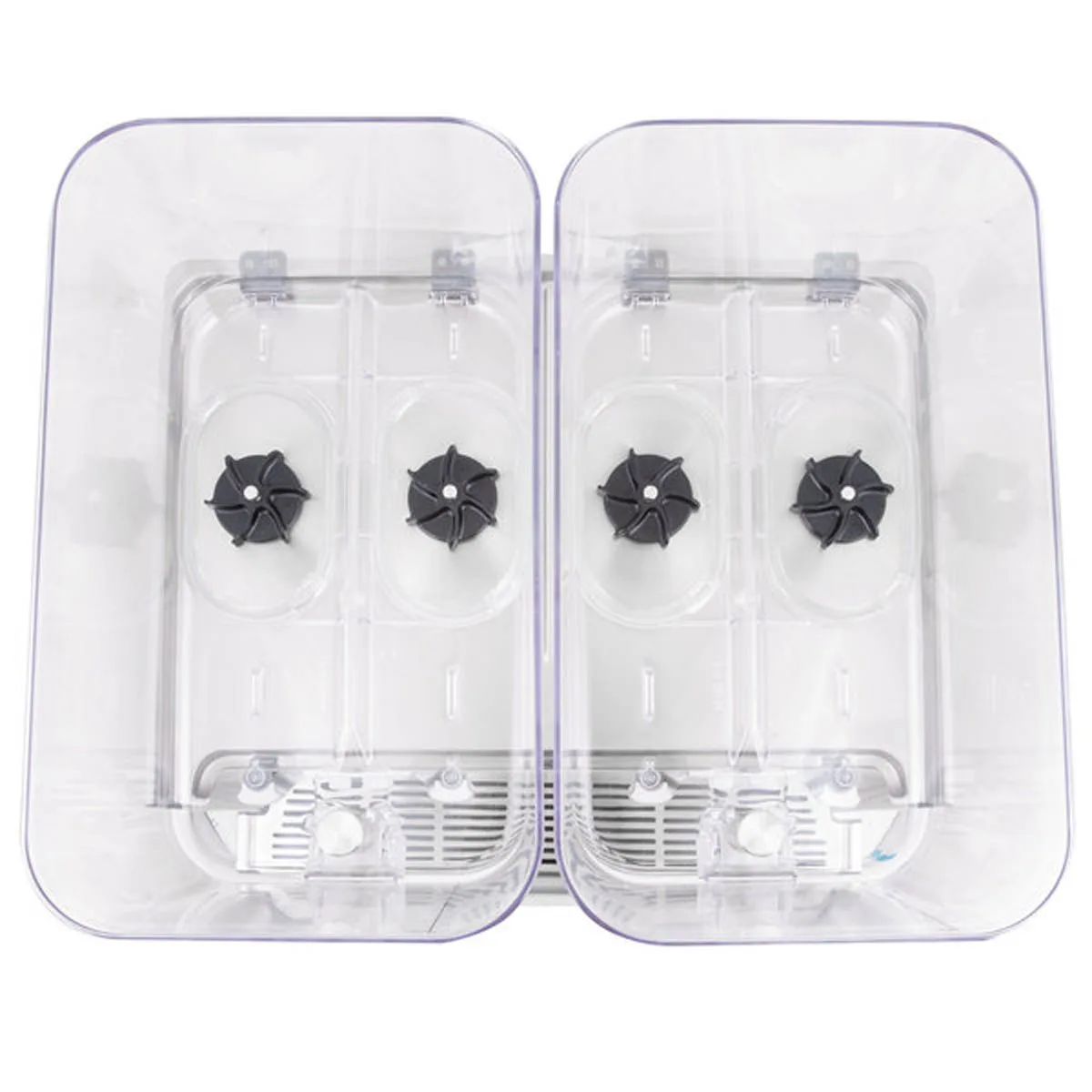 Crathco CS-2D-16-290 Beverage Dispenser with 2 Bowls / Agitator Type - 4.75 Gal (each) - 1/10 Hp