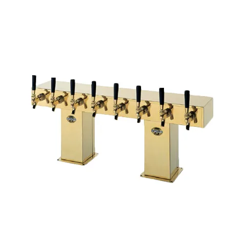 Perlick 4006-8BTF Bridge Tee Draft Beer Dispensing Tower, 9-1/2" Faucet Clearance