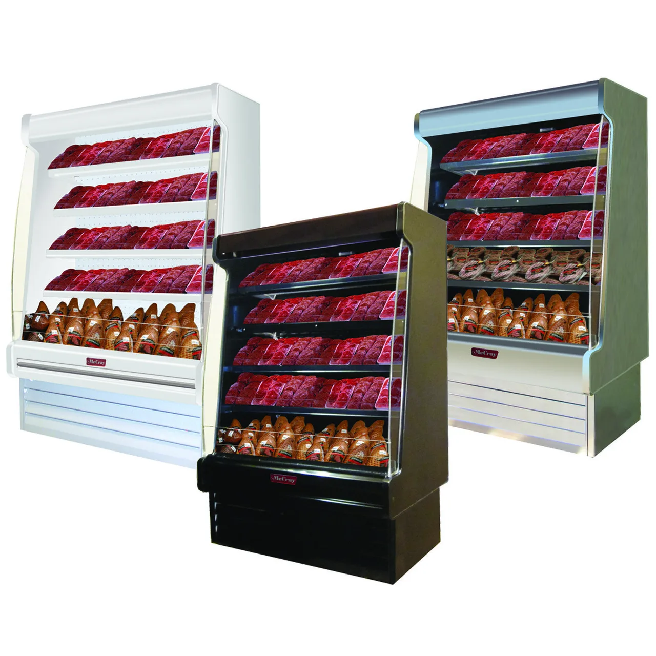 Howard-McCray R-OP35E-10L-B-LED 123" Remote Refrigerated Produce Display Case, Black