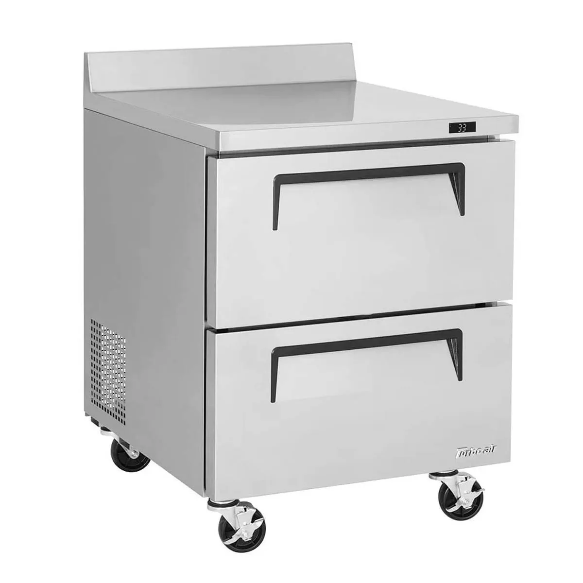 Turbo Air TWF-28SD-D2-N 27" 1-Section Worktop Freezer w/ 2 Drawers, 7 cu. ft.