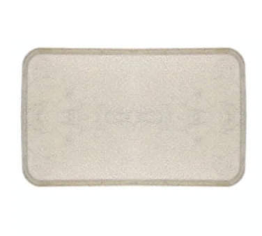Cambro 57531 Tray, 4-15/16" x 6-15/16", Fiberglass, Galaxy Antique Parchment & Silver