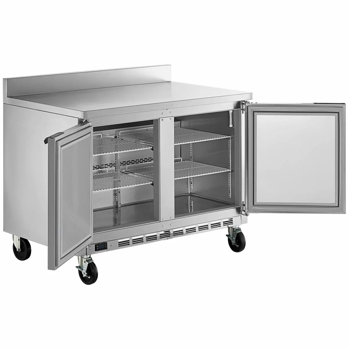 Beverage Air WTF48AHC-FIP 48" 2-Section Worktop Freezer w/ 2 Doors, 11 cu. ft.