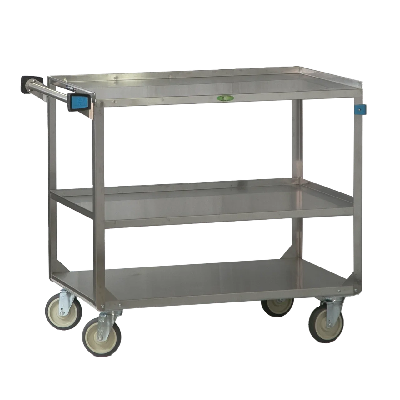 Lakeside 444ES Stainless Steel 3-Shelf Utility Cart w/ 500 lbs Capacity