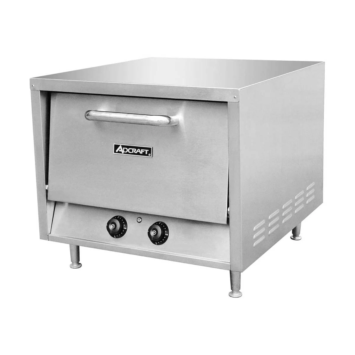 Adcraft PO-18 Double-Deck Electric Pizza Oven w/ 18" Deck Width, 2 Removable Ceramic Shelves