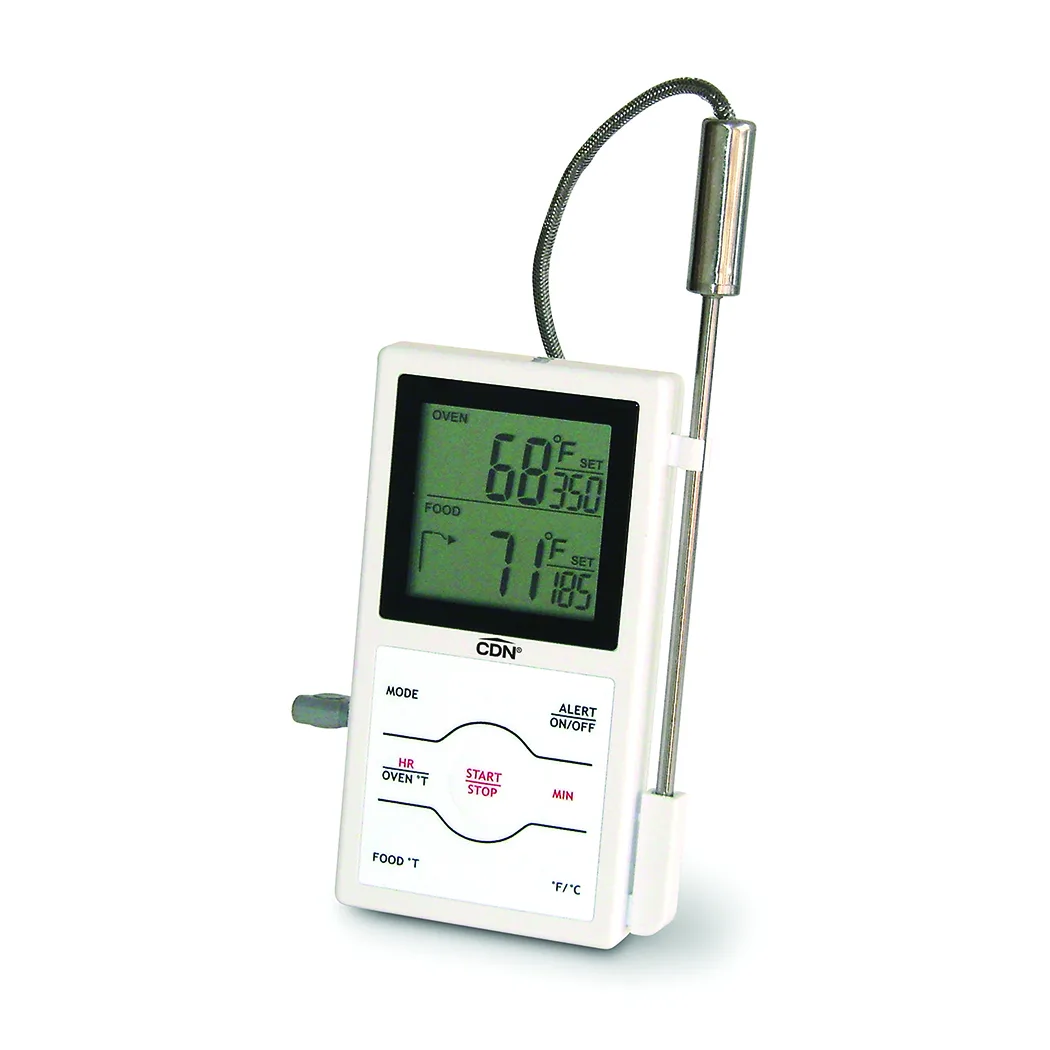 CDN Measurement Tools DSP1-S Thermometer Timer, 32-572°F, 10-Hr, 6.75" Probe, Steel Stand - 1/Each