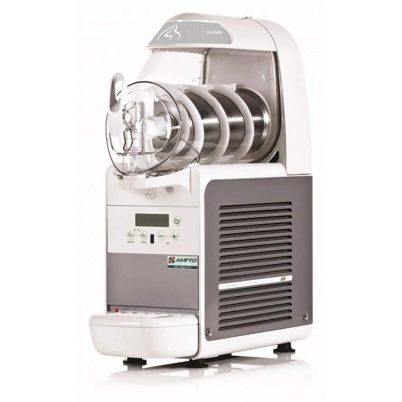 AMPTO Q1156 Countertop Frozen Dessert Dispenser w/ 1.5-Gal. Bowl, Variable Speeds