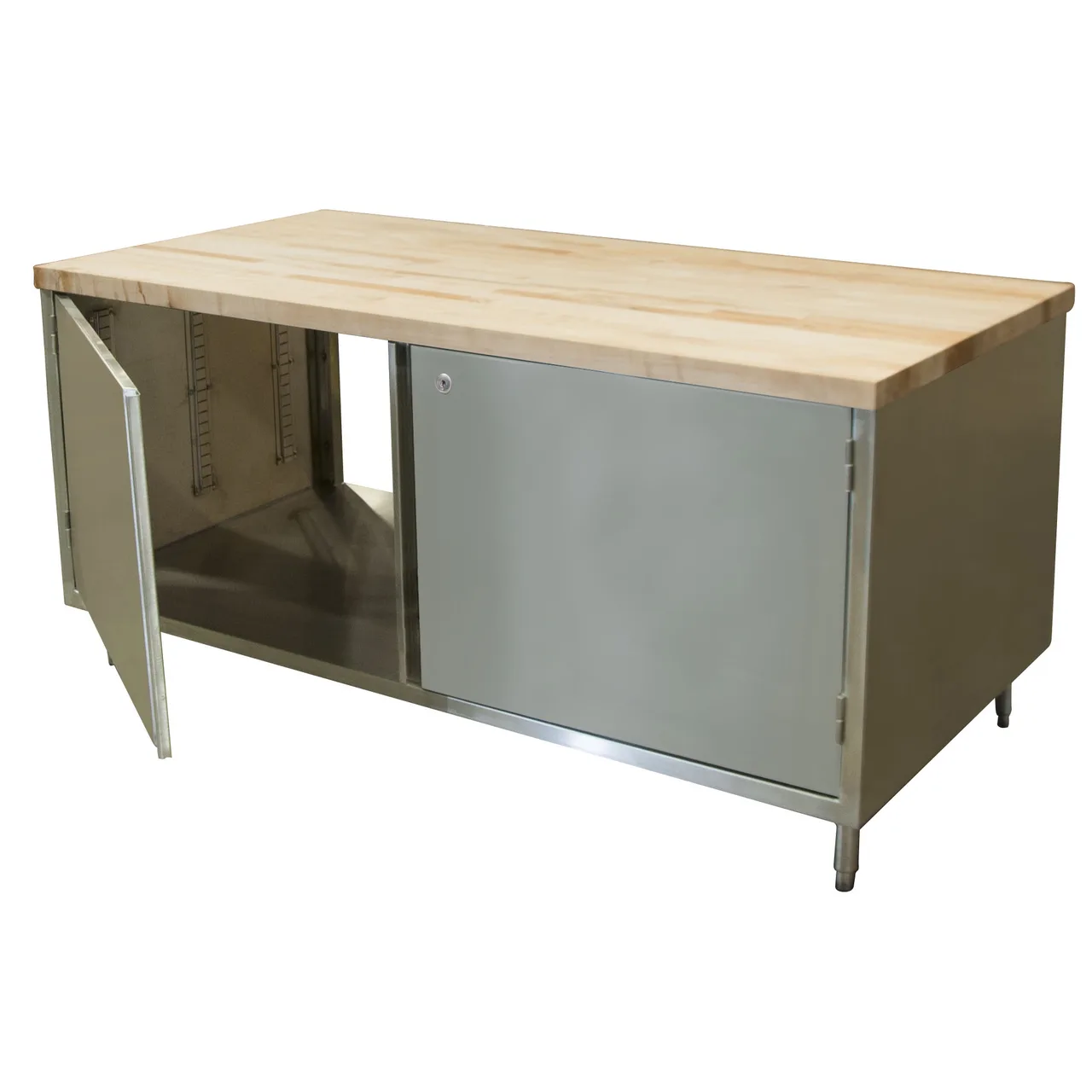BK Resources CMT-3072HL2 Dual Access Chef Table