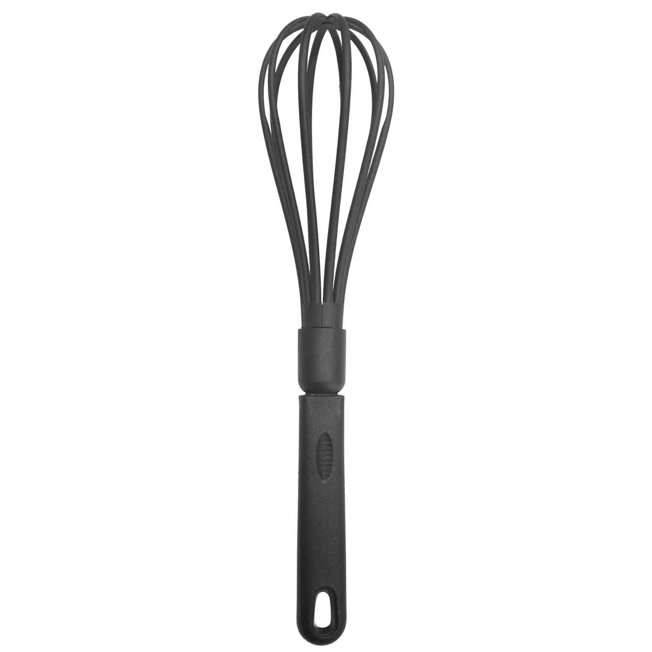 CAC China KUNL-WP10 French Whisk, Nylon Wire Whip, Black Finish, Kitchen Utensil for Baking