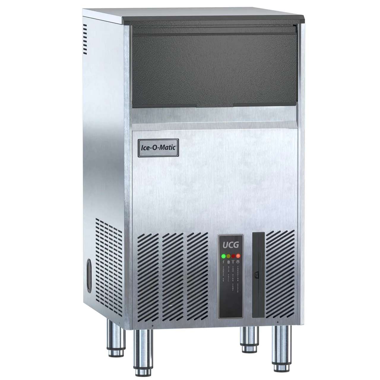 Ice-O-Matic UCG130GA 18" Air Cooled Full Cube 121 lb Undercounter Ice Machine with 48,5 lb Bin