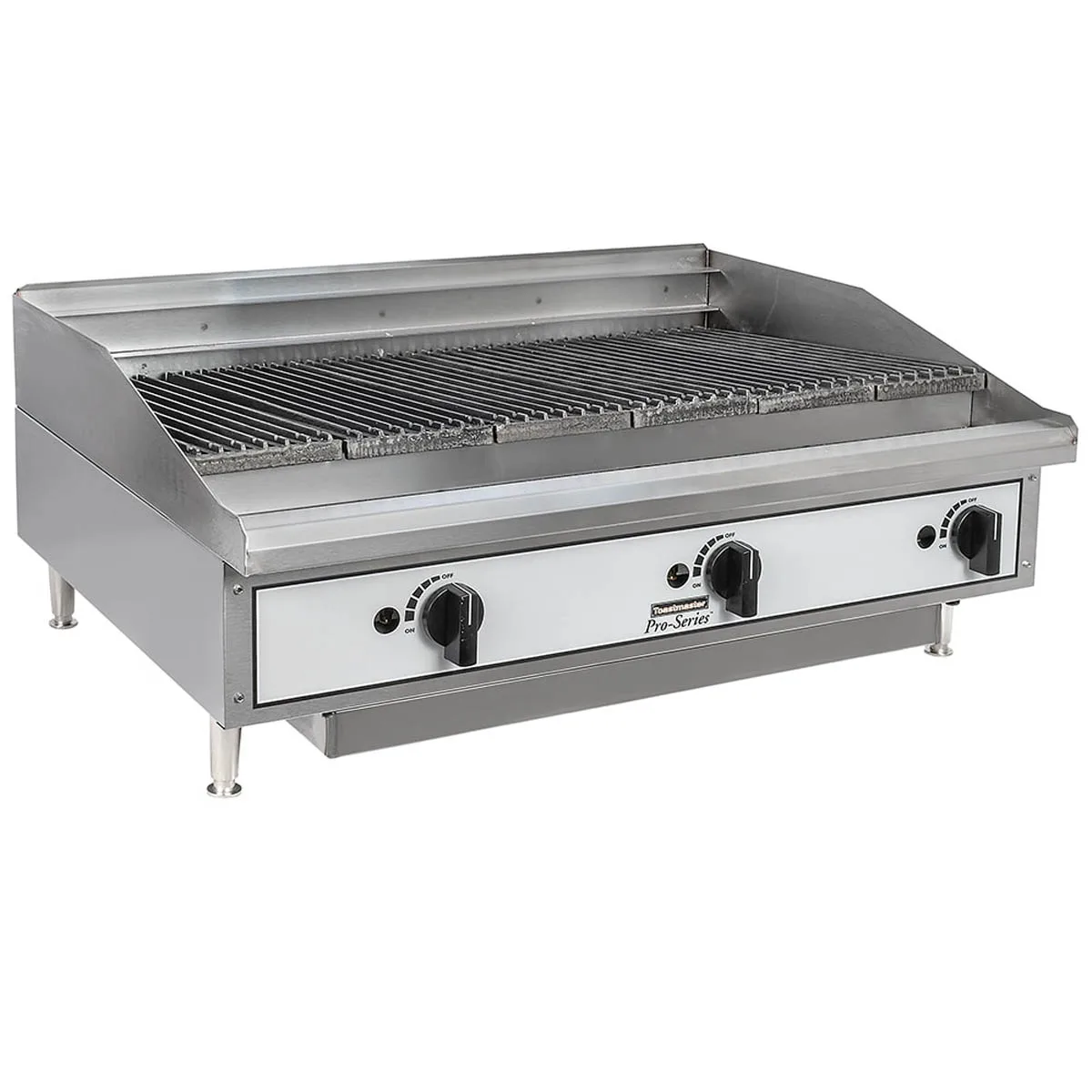 Toastmaster TMRC36 36" Countertop Gas Radiant Charbroiler w/ (3) Burners, 90.000 BTU