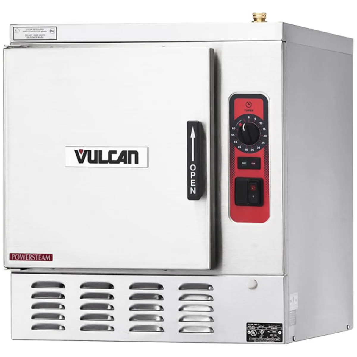 Vulcan C24EA5 PS PowerSteam 5 Pan Countertop Electric Convection Steamer w/ Professional Controls