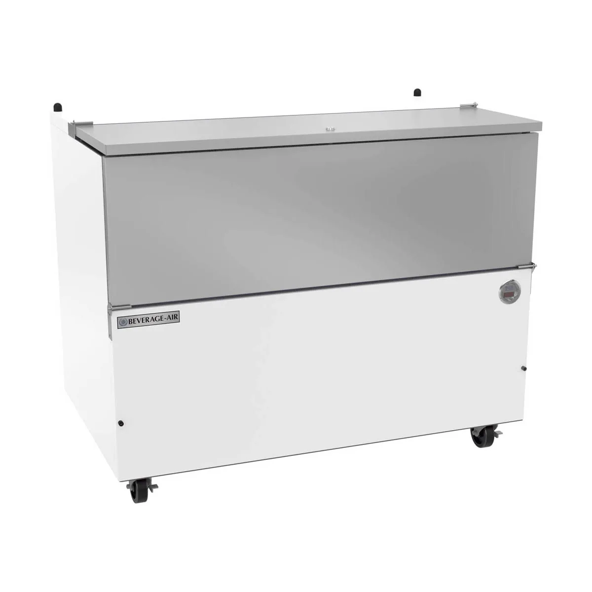 Beverage Air SM49HC-W 49" Single Sided Milk Cooler, Cold Wall, 12 Crates Capacity