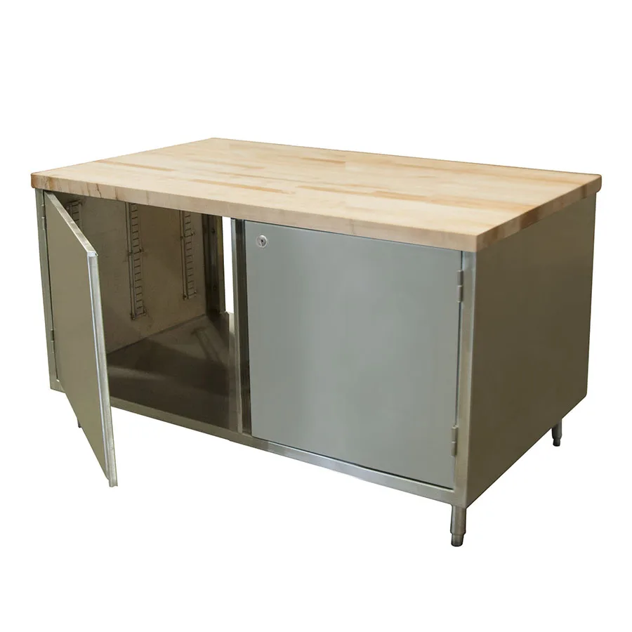 BK Resources CMT-3648HL2 Dual Access Chef Table