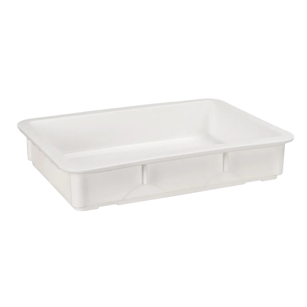 Omcan USA 81152 Pizza Dough Proofing Box, 18" x 12.75" x 3" Stackable, Restaurant Food Storage