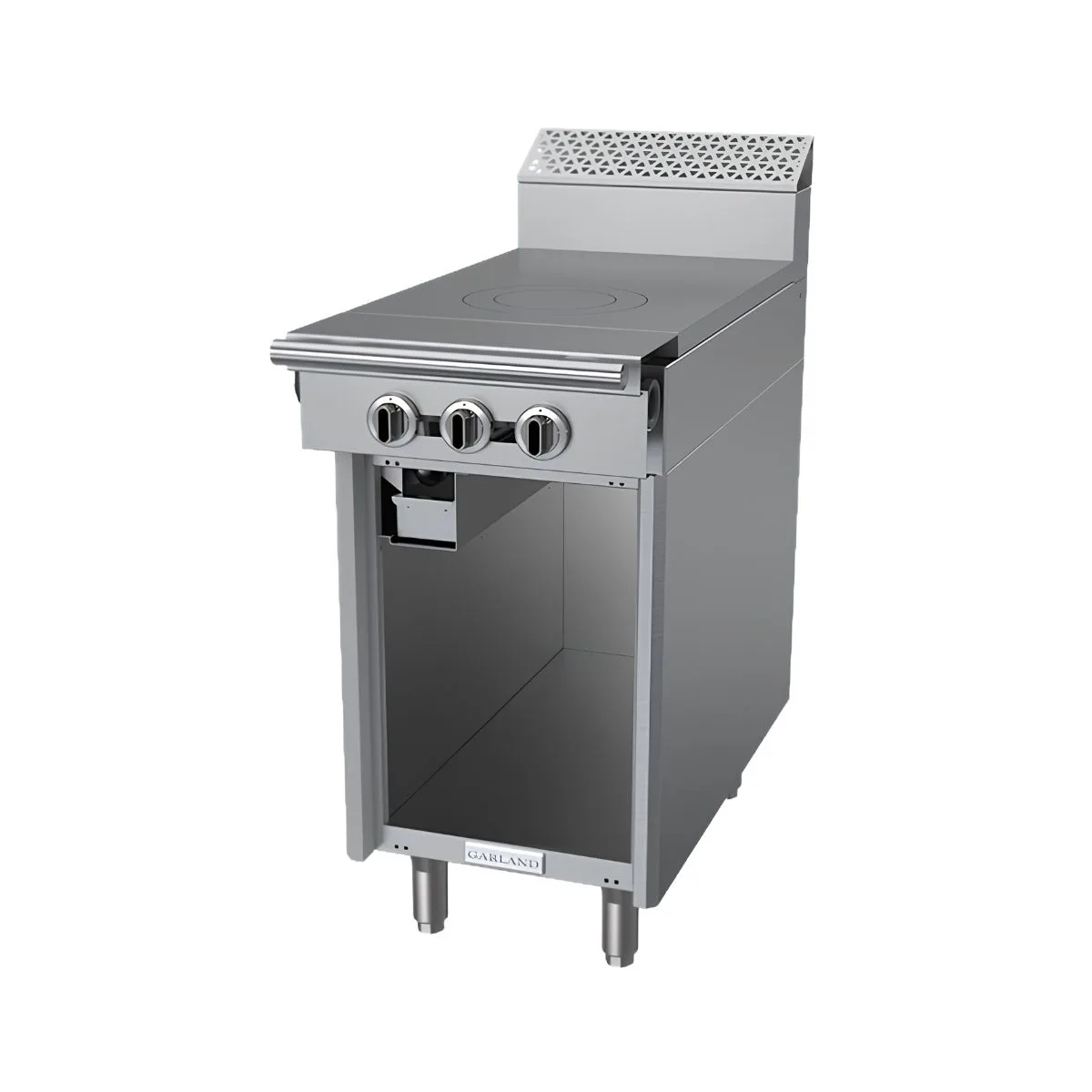 Garland US Range C18-10S 18" Gas Heavy Duty Range w/ (1) French Top, Cabinet Base, 37.500 BTU