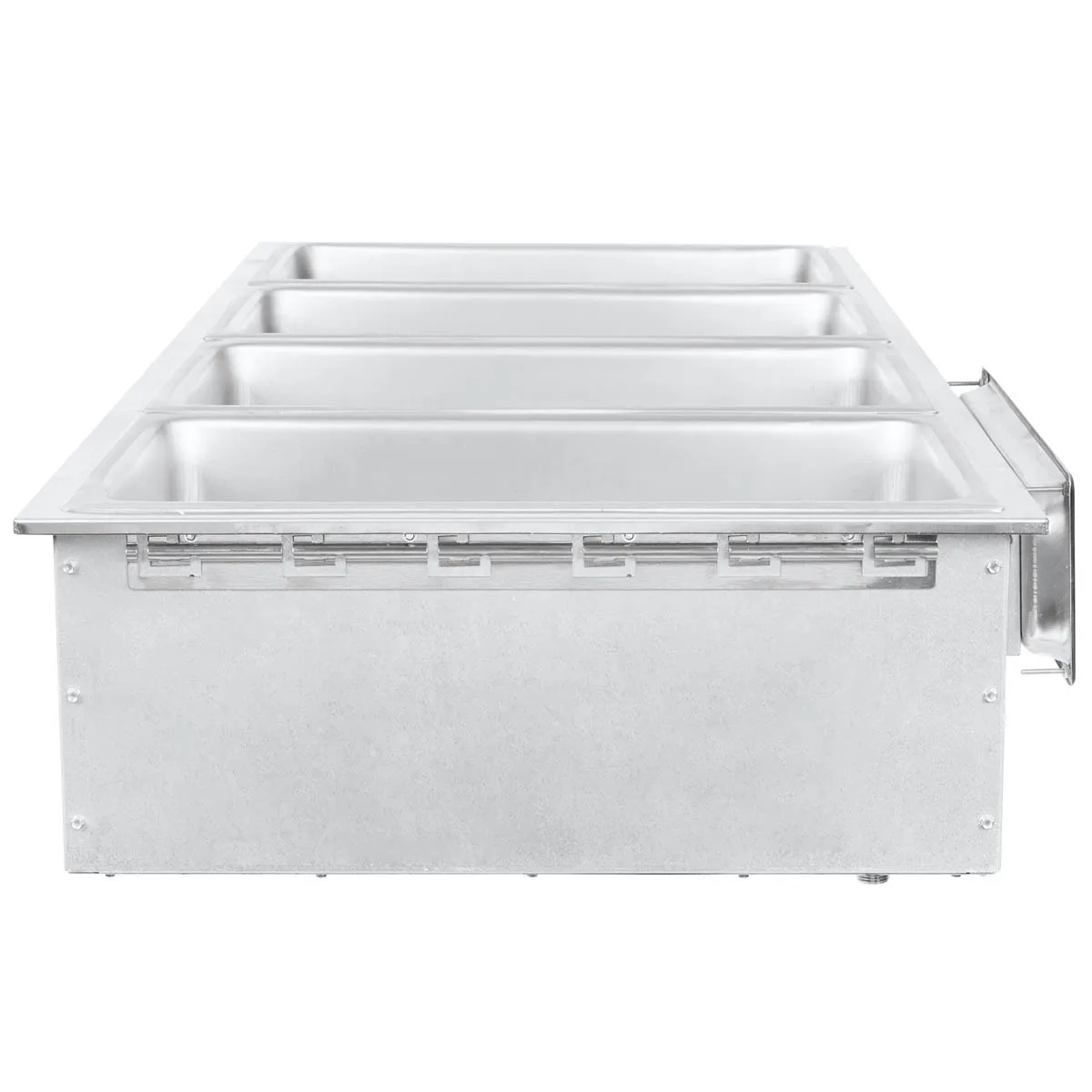 APW Wyott HFW-4S Hot Food Well Unit, Drop-In, Electric, (4) 12" X 20" Wells